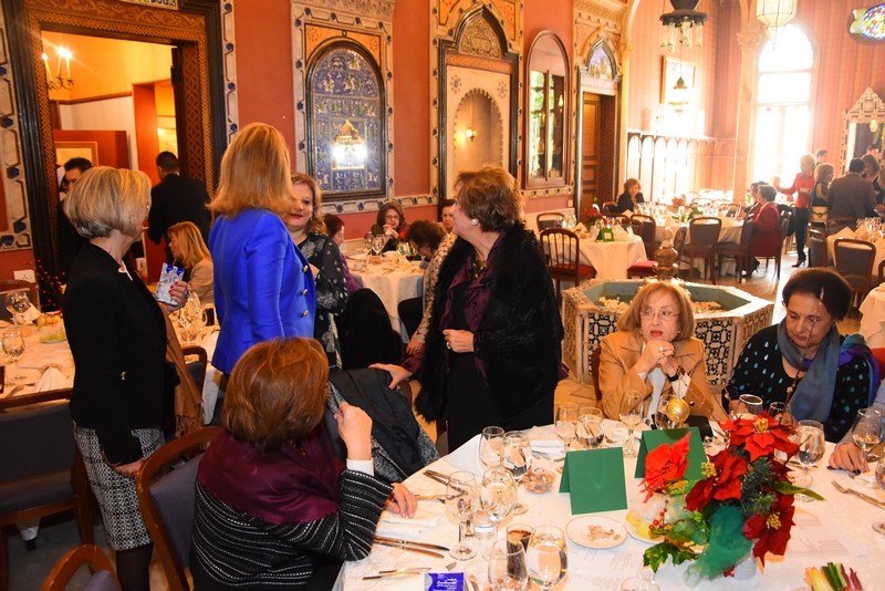 Young Women Christian Association lunch at Villa Linda Sursock